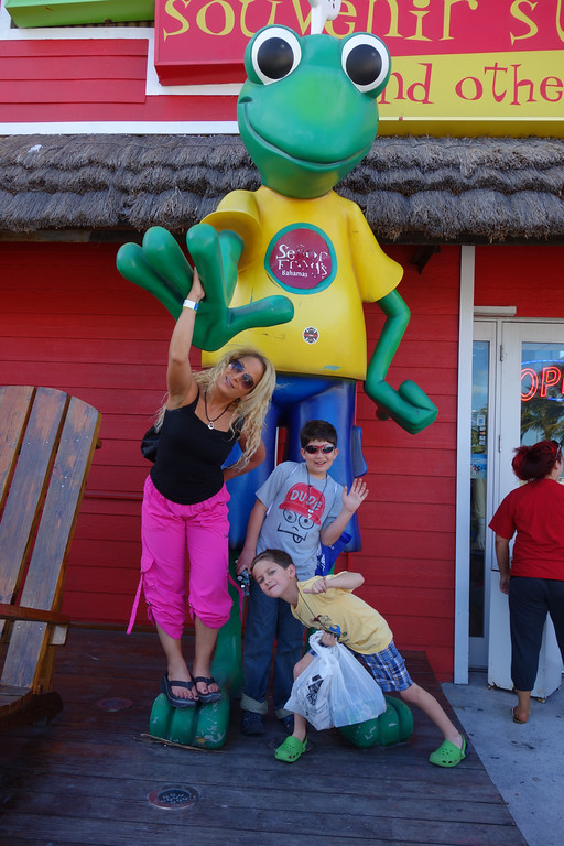 Chris Sendi - Senor Frogs, Nassau, Bahmas - Getting rowdy! With Sherry  Sendi, Christian, and Nicholas!