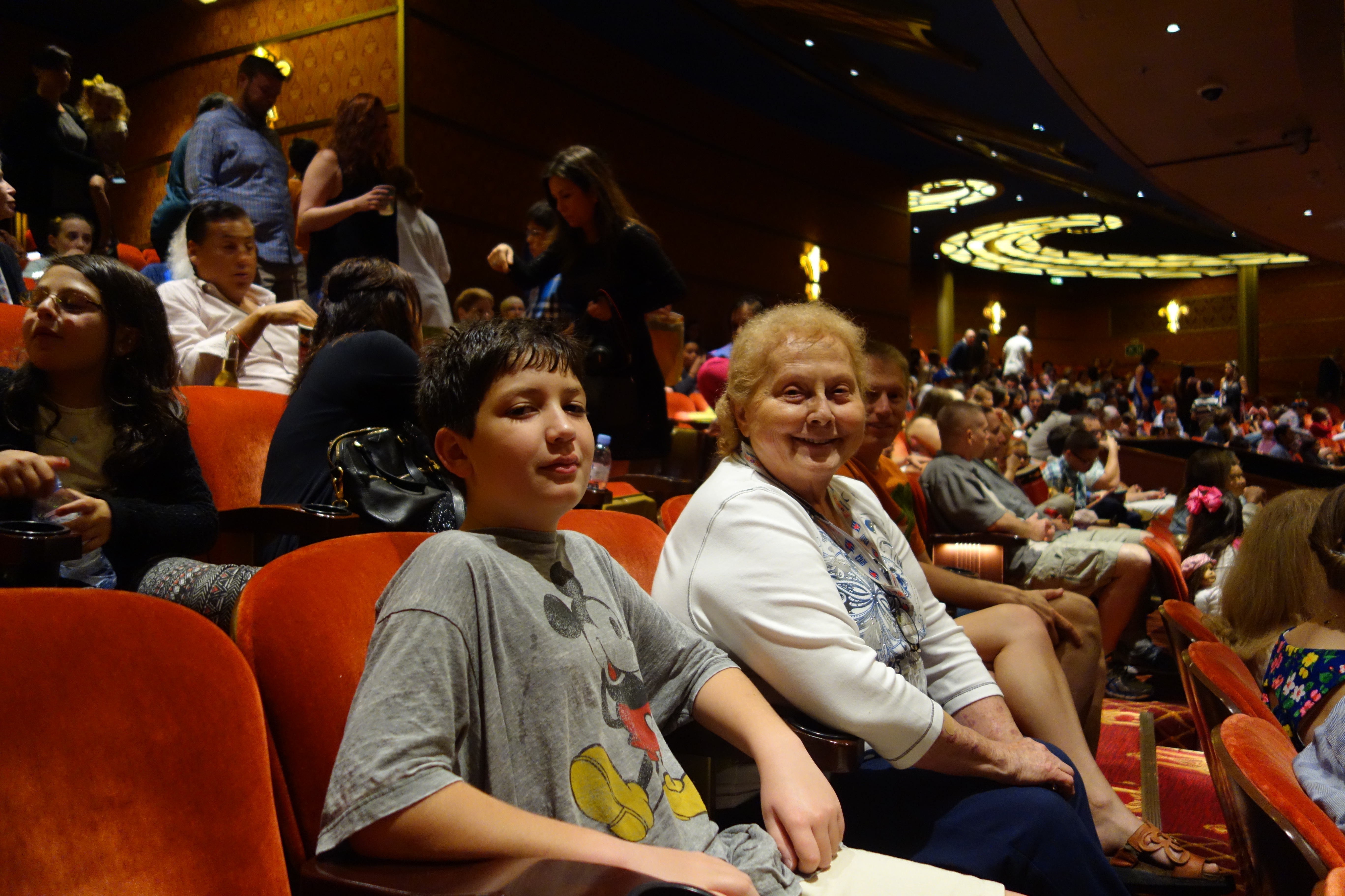 Grandma and Boowah on the Disney Dream!